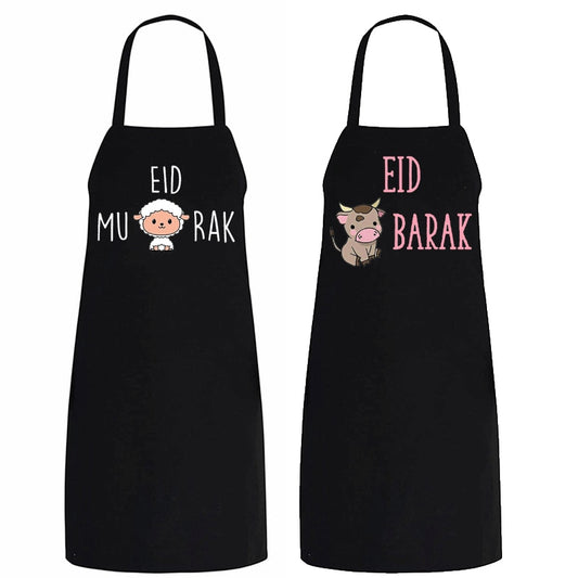 cow sheep Eid Al-Adha Iftar apron happy Mubarak Muslim Islamic Ramadan Kareem friend family BBQ dinner party decoration mom gift