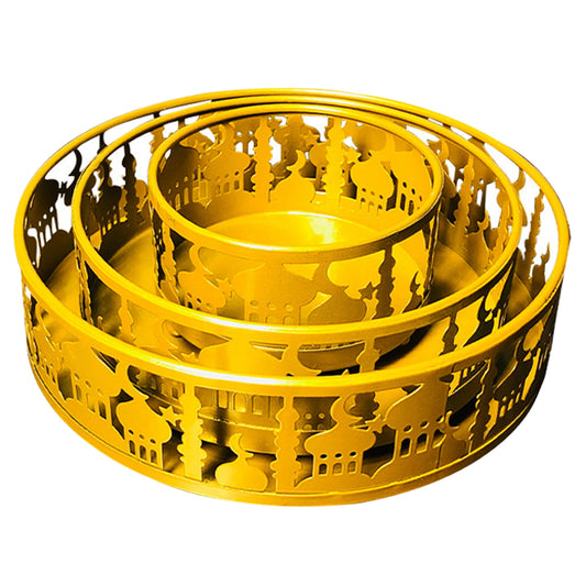 3-teiliges Tablett-Set "Desert Houb"