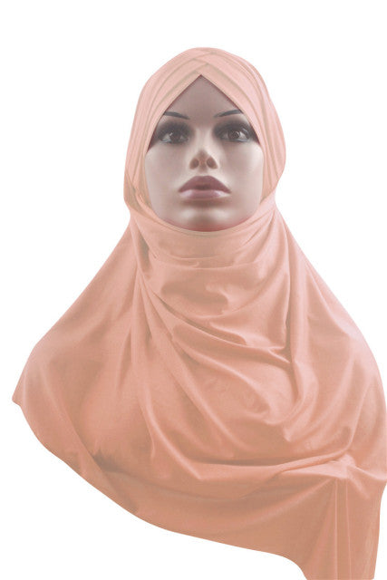 Women plain bubble cotton jersey scarf Head hijab wrap solid instant shawls foulard femme muslim hijabs store ready to wear