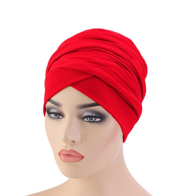Women Muslim Long Tail Scarf Hat Turban Chemo Cap Hair Loss Islamic Headwrap Head Cover Wrap Caps Headwear Beanie Bonnet Hat New