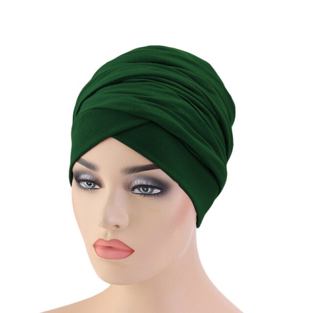 Women Muslim Long Tail Scarf Hat Turban Chemo Cap Hair Loss Islamic Headwrap Head Cover Wrap Caps Headwear Beanie Bonnet Hat New