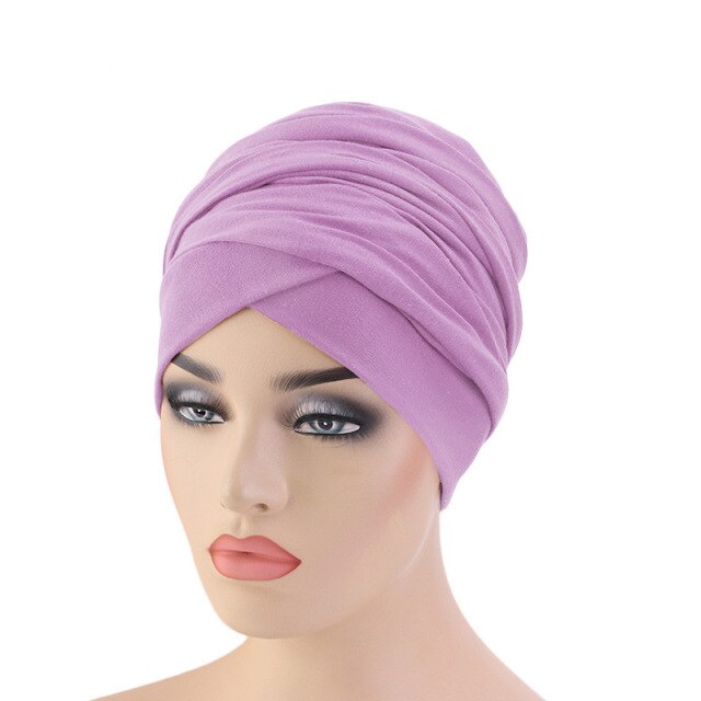 Women Muslim Long Tail Scarf Hat Turban Chemo Cap Hair Loss Islamic Headwrap Head Cover Wrap Caps Headwear Beanie Bonnet Hat New