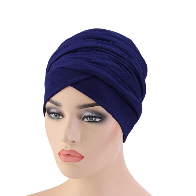 Women Muslim Long Tail Scarf Hat Turban Chemo Cap Hair Loss Islamic Headwrap Head Cover Wrap Caps Headwear Beanie Bonnet Hat New