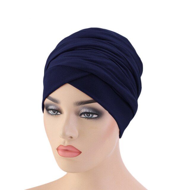 Women Muslim Long Tail Scarf Hat Turban Chemo Cap Hair Loss Islamic Headwrap Head Cover Wrap Caps Headwear Beanie Bonnet Hat New