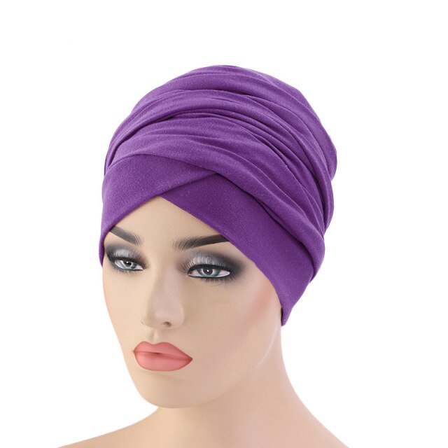 Women Muslim Long Tail Scarf Hat Turban Chemo Cap Hair Loss Islamic Headwrap Head Cover Wrap Caps Headwear Beanie Bonnet Hat New