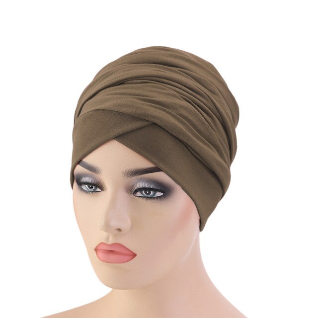 Women Muslim Long Tail Scarf Hat Turban Chemo Cap Hair Loss Islamic Headwrap Head Cover Wrap Caps Headwear Beanie Bonnet Hat New