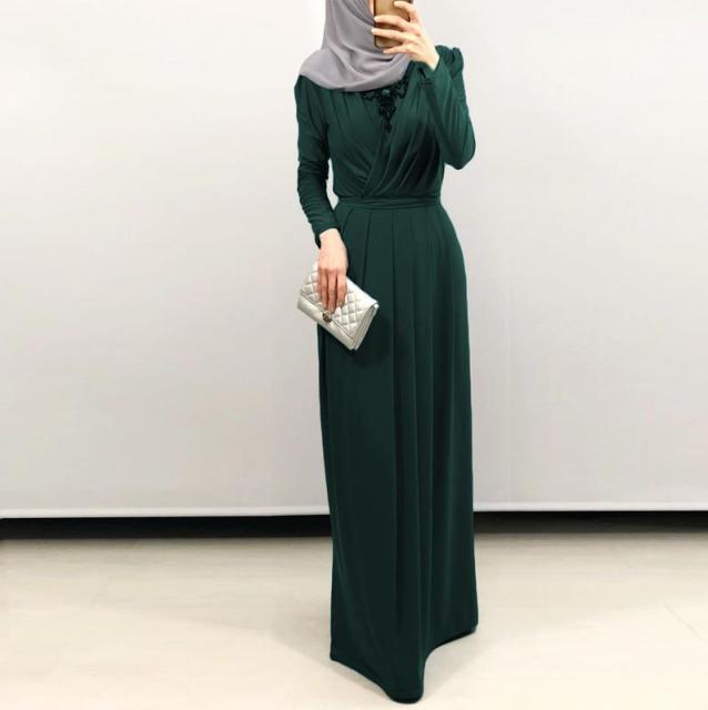 Plus Size Abaya Dubai African Hijab Muslim Fashion Dress Caftan Marocain Turkish Dresses Islam Clothing Abayas For Women Vestido