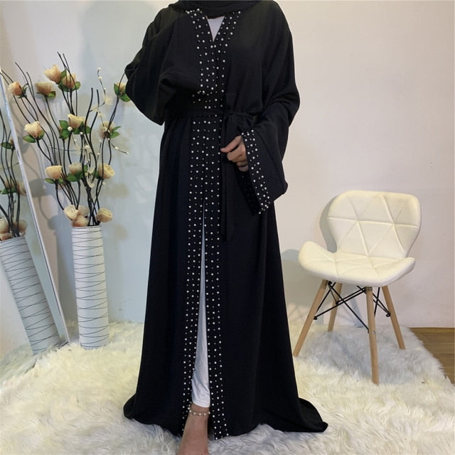 Eid Dubai Abaya Kimono Femme Turkey Muslim Fashion Hijab Dress Robe De Moda Musulman European Islam Clothing For Women Vestidos