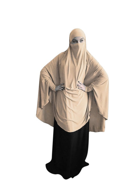 Muslim Long Khimar Formal Prayer Garment Hijab Women Ramadan Niqab Burka Islamic Turkey Namaz Burka Musulman Eid Jilbab Djellaba
