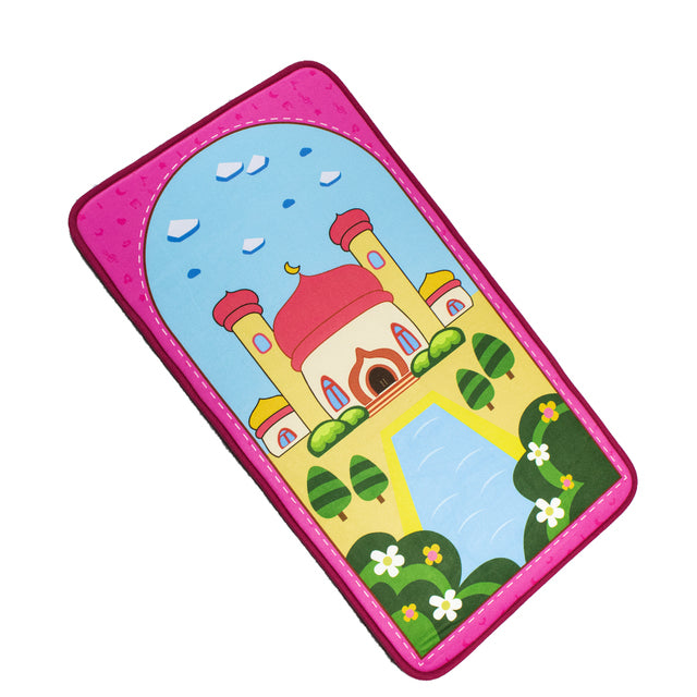 Kids Children Prayer Mat Islamic Muslim Soft Thick Prayer Rug Carpet Tapis De Priere Muslim Praying Mat Sajda Gift Sajadah