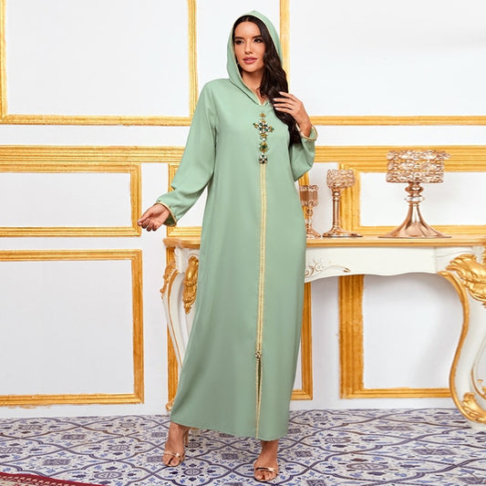 Ramadan Eid Mubarak Abaya Dubai Turkey Indian Islam Hijab Muslim Fashion Dress Kaftan Robe Longue Femme Dresses For Women Caftan
