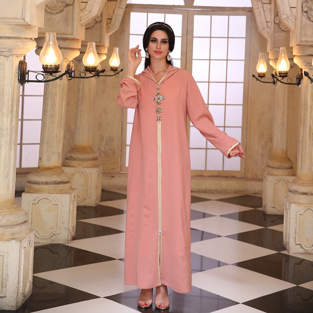 Ramadan Eid Mubarak Abaya Dubai Turkey Indian Islam Hijab Muslim Fashion Dress Kaftan Robe Longue Femme Dresses For Women Caftan