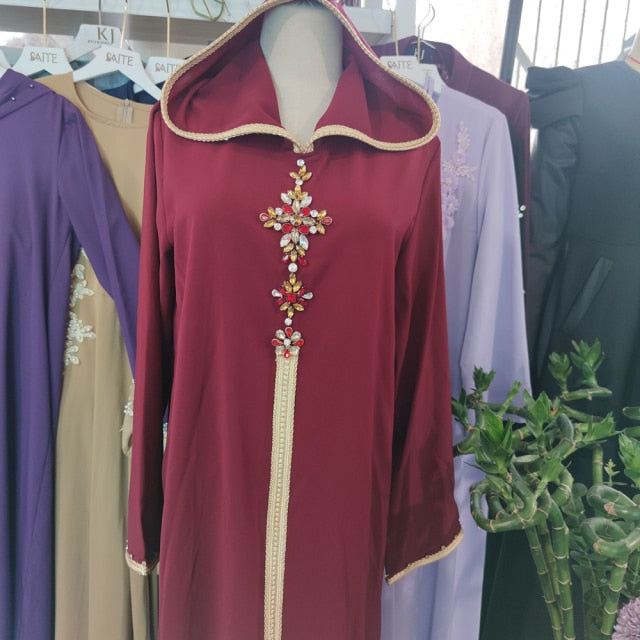 Ramadan Eid Mubarak Abaya Dubai Turkey Indian Islam Hijab Muslim Fashion Dress Kaftan Robe Longue Femme Dresses For Women Caftan