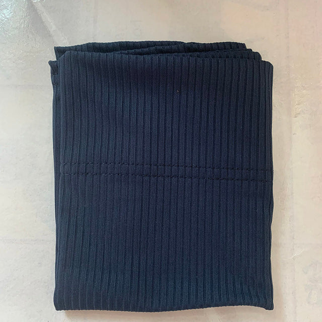 Muslim Women Ribbed Inner Hijab Caps Islamic Tube Underscarf Bonnet Stretch Headband Turban Musulman Femme Head Wraps