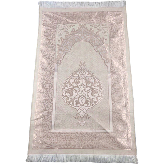 Keven Home Touchstone Series Luxury Prayer Rug Rosary Set Custom Embroidered Sheath Islamic Turkish Prayer Rug Sajjadah Muslim