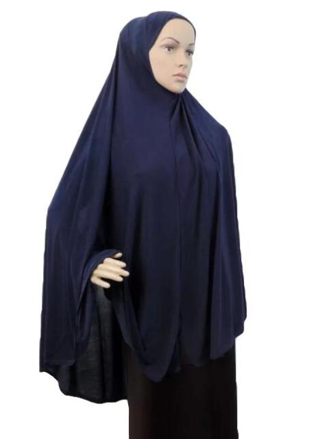 Khimar Hijab Muslim Women Long Scarf Overhead Hijabs Islamic Prayer Clothes Arab Ramadan Chest Cover Shawl Wraps Cap
