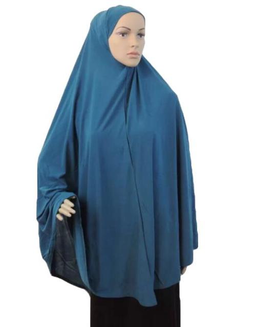 Khimar Hijab Muslim Women Long Scarf Overhead Hijabs Islamic Prayer Clothes Arab Ramadan Chest Cover Shawl Wraps Cap