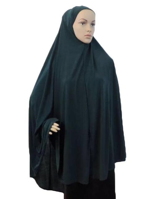 Khimar Hijab Muslim Women Long Scarf Overhead Hijabs Islamic Prayer Clothes Arab Ramadan Chest Cover Shawl Wraps Cap