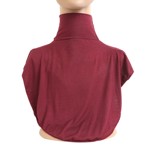 H010 muslim women's neck cover modal jersey Full cover high neck turtle neck cover islamic clothing ladies clothes accessory