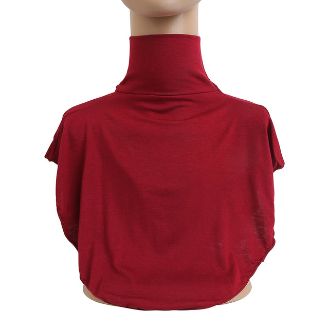 H010 muslim women's neck cover modal jersey Full cover high neck turtle neck cover islamic clothing ladies clothes accessory