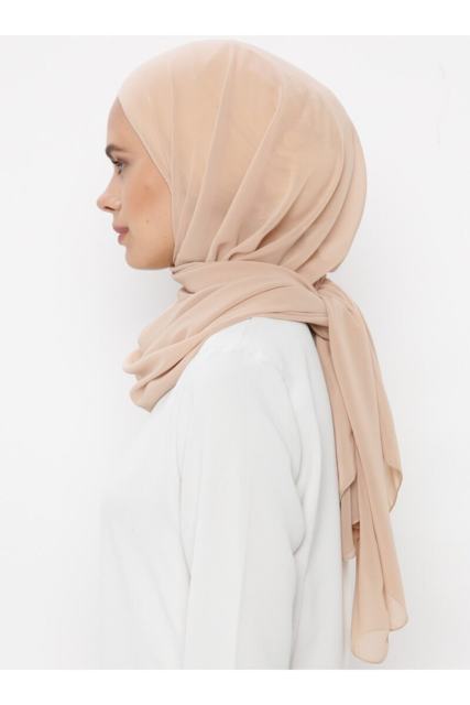 Women Plain Chiffon Hijiab Scarf With Jersey Underscarf Cap Islam Inner Scarf Muslim Shawl Headband Stretch Hijab Cover Headwrap