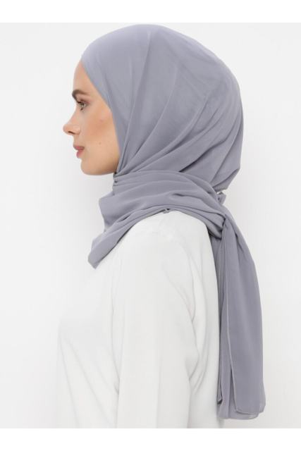Women Plain Chiffon Hijiab Scarf With Jersey Underscarf Cap Islam Inner Scarf Muslim Shawl Headband Stretch Hijab Cover Headwrap
