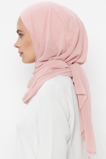 Women Plain Chiffon Hijiab Scarf With Jersey Underscarf Cap Islam Inner Scarf Muslim Shawl Headband Stretch Hijab Cover Headwrap