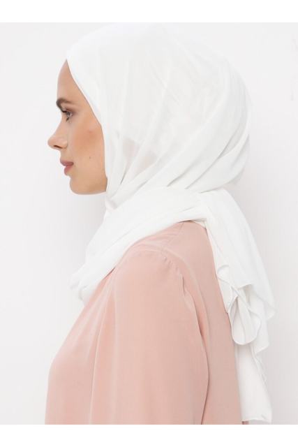 Women Plain Chiffon Hijiab Scarf With Jersey Underscarf Cap Islam Inner Scarf Muslim Shawl Headband Stretch Hijab Cover Headwrap