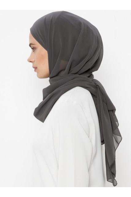 Women Plain Chiffon Hijiab Scarf With Jersey Underscarf Cap Islam Inner Scarf Muslim Shawl Headband Stretch Hijab Cover Headwrap