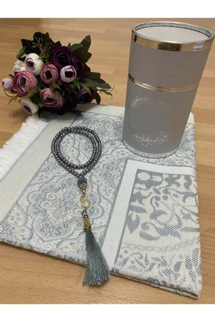 2-teilige Geschenkbox "Gebetsteppich und Gebetskette"