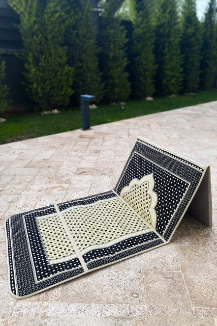 Muslim Prayer Rug To Lean Back - Portable & Comfortable | Travel & Home - Great Gift | Carpet Mat For Muslim Prayer -New Product