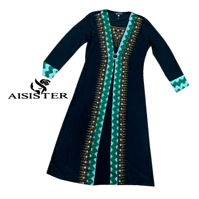 6-12years Old Muslim Children Abaya Diamond Kaftan Islam Clothing Girl Kids Maxi Dress African Dubai Saudi Turkey Prayer RobeS87