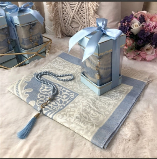 Muslim Prayer Rug Tesbih Set With Its Box