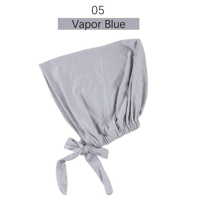Jersey inner Hijab Caps Muslim stretch Turban cap Islamic Underscarf Bonnet female headband tube cap turbante mujer