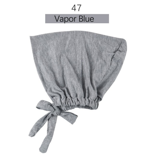 Jersey inner Hijab Caps Muslim stretch Turban cap Islamic Underscarf Bonnet female headband tube cap turbante mujer
