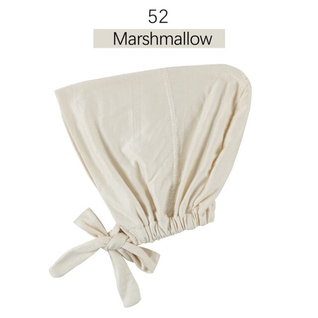 Jersey inner Hijab Caps Muslim stretch Turban cap Islamic Underscarf Bonnet female headband tube cap turbante mujer
