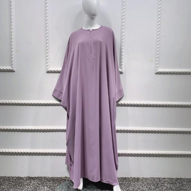 Muslim Prayer Garment Khimar Women Hijab Dress Islamic Clothing Dubai Turkey Namaz Long Prayer Musulman Jurken Abaya Kimono