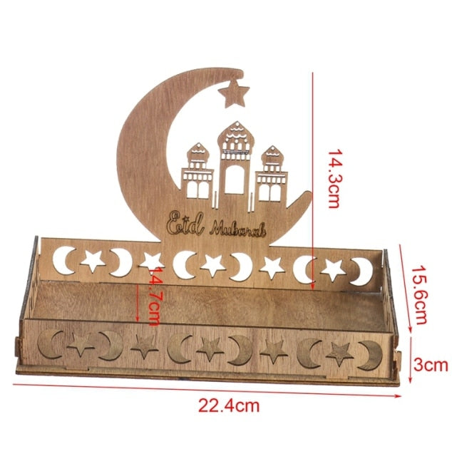 Eid Mubarak Decor Islamic Wooden Pendant Ramadan Kareem Decor Islam Muslim Party Decor Eid Ramadan Mubarak Gifts Eid Al Adha