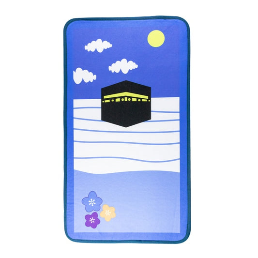 Muslim Kids Prayer Rug Islamic Thick Soft Prayer Mat Carpet tapis de priere Islam Praying Mat Rugs Mubarak Eid Gift