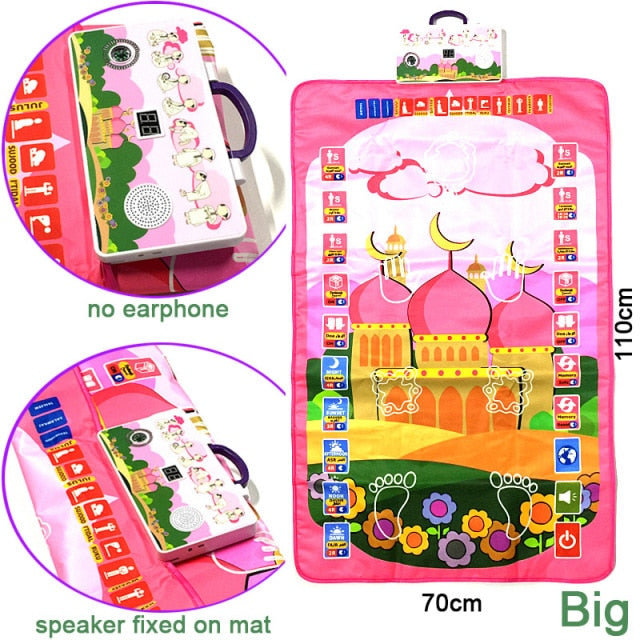 Praying Mat Muslim Prayer Mat Muslim Personalized Islamic Decoration Muslim Prayer Rug for children Carpet Kids