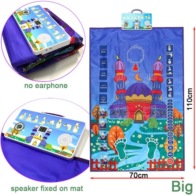 Praying Mat Muslim Prayer Mat Muslim Personalized Islamic Decoration Muslim Prayer Rug for children Carpet Kids