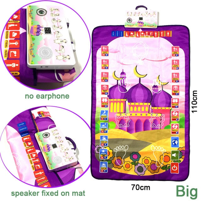 Praying Mat Muslim Prayer Mat Muslim Personalized Islamic Decoration Muslim Prayer Rug for children Carpet Kids
