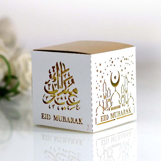 50 Geschenkboxen "Filigran Eid mubarak"