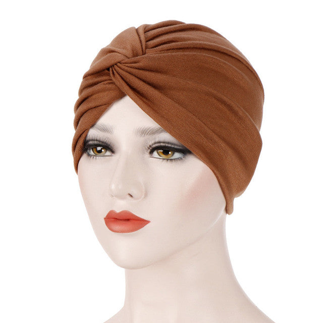 Muslim Jersey hijab turban cap forehead cross turbante bonnet Islamic headwear for women India wrap head Inner hijab caps