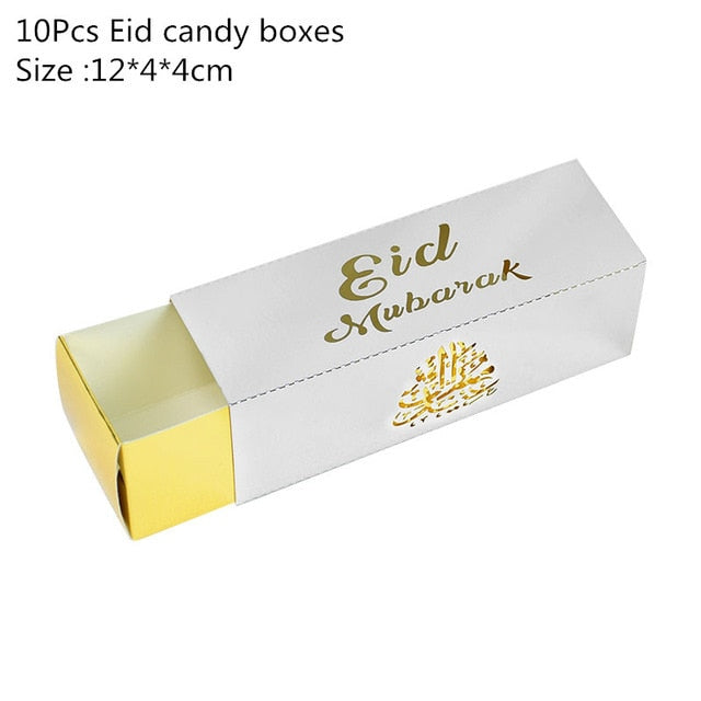 Verschiedene Topper und Holzdeko Eid Mubarak