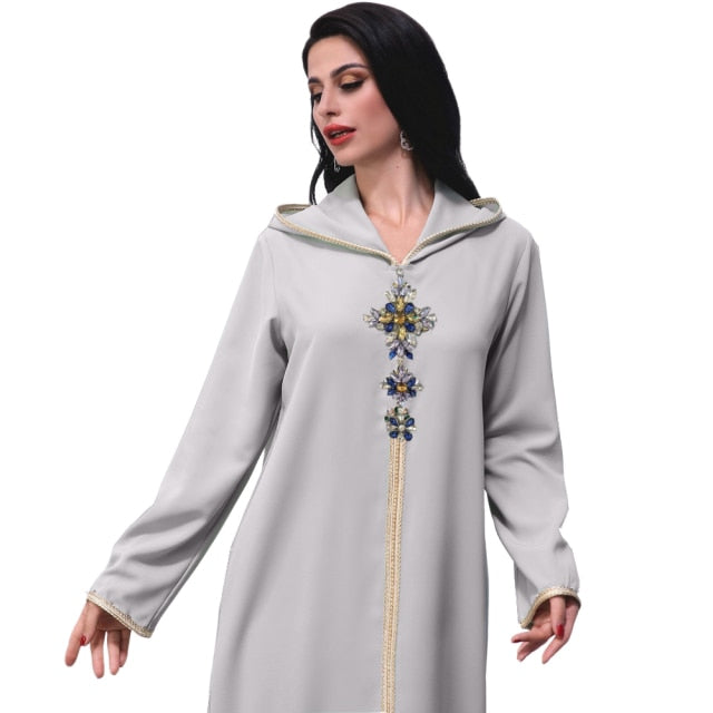 Ramadan Eid Mubarak Abaya Dubai Turkey Indian Islam Hijab Muslim Fashion Dress Kaftan Robe Longue Femme Dresses For Women Caftan