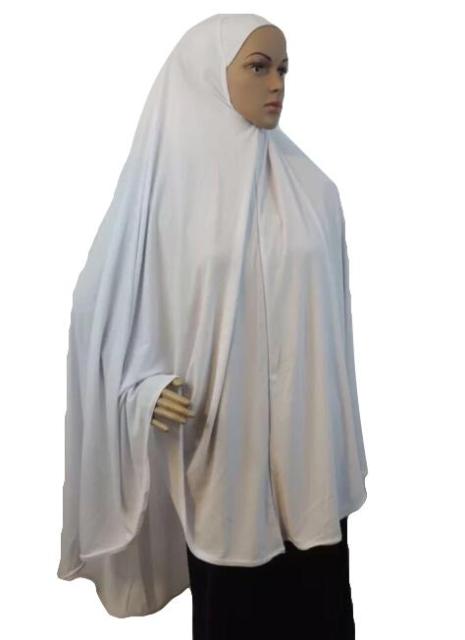 Khimar Hijab Muslim Women Long Scarf Overhead Hijabs Islamic Prayer Clothes Arab Ramadan Chest Cover Shawl Wraps Cap