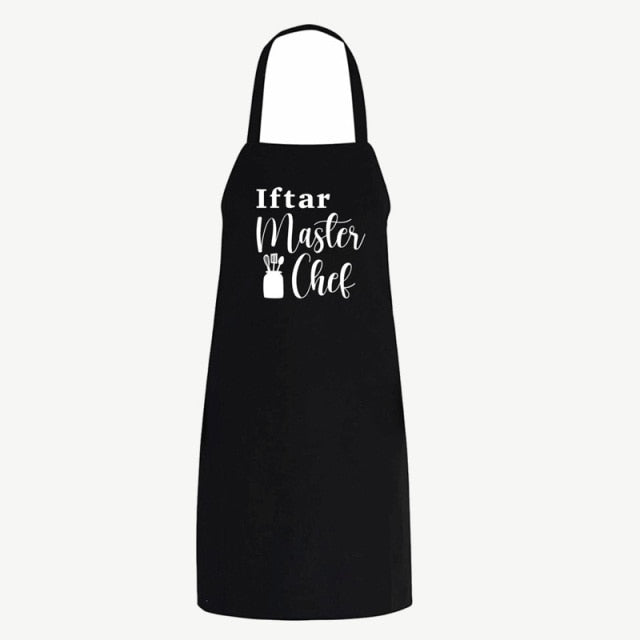 Iftar Master Chef Eid Mubarak Apron Muslim Islamic Ramadan Mubarak Kareem Holiday bbq Party decoration mom dad present gift