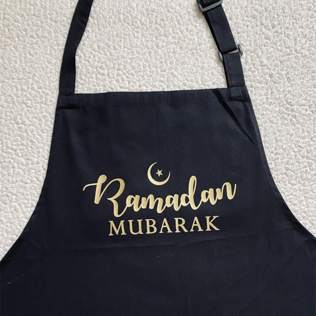 Iftar Master Chef Eid Mubarak Apron Muslim Islamic Ramadan Mubarak Kareem Holiday bbq Party decoration mom dad present gift