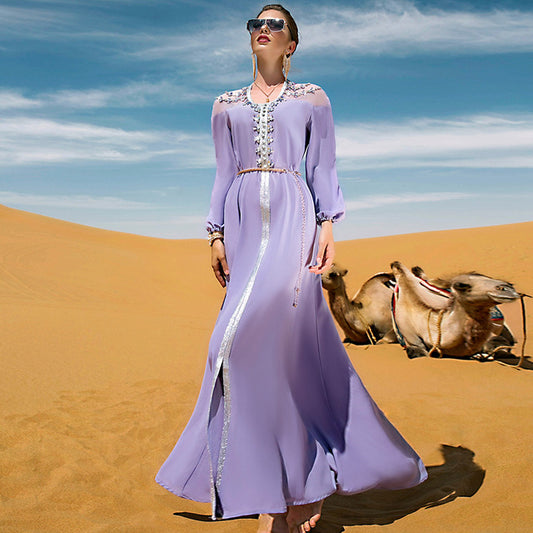 Ramadan Eid Mubarak Kaftan Abaya Dubai African Dresses For Women Pakistan Arabic Turkey Islam Muslim Long Dress Caftan Marocain